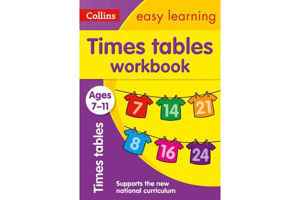 Times Tables Workbook Ages 7-11 - New Edition