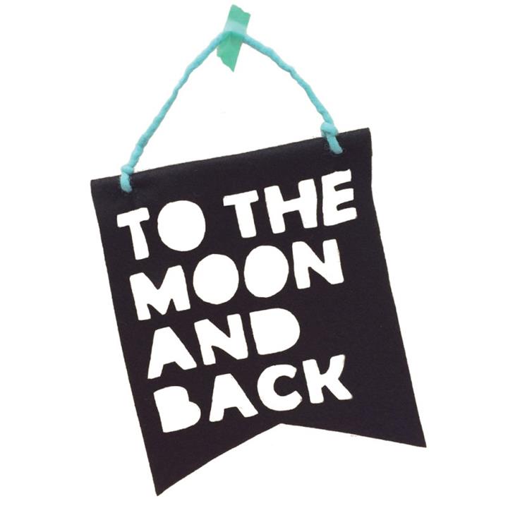 To the Moon and Back Banner | Various Colours