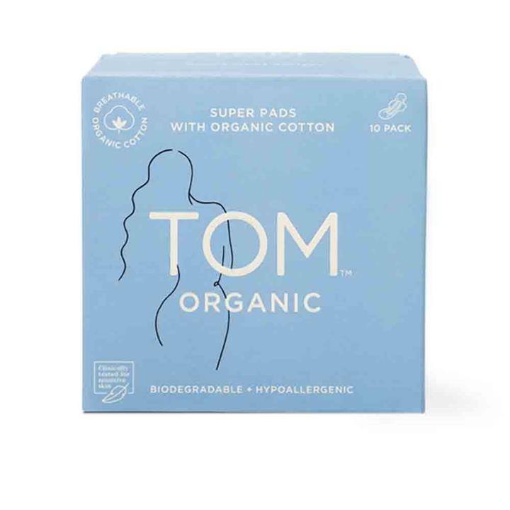 TOM Organic Ultra Thin Night Pads (10 pack)