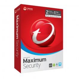 Trend Micro Maximum Security 2017 (1-2 Devices) 1 Year Retail