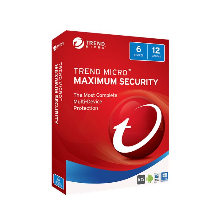 Trend Micro Maximum Security 2017 (1-6 Devices) 1 Year Retail