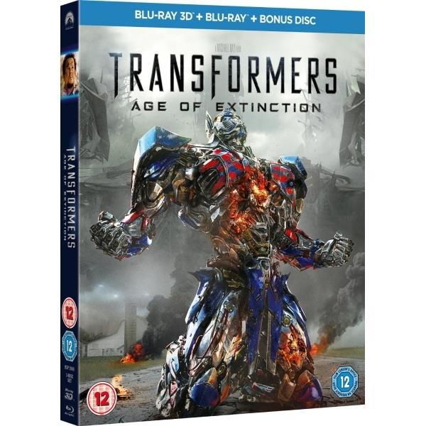 Transformers Age Of Extinction Blu-ray 3D + Blu-ray + Bonus Disc