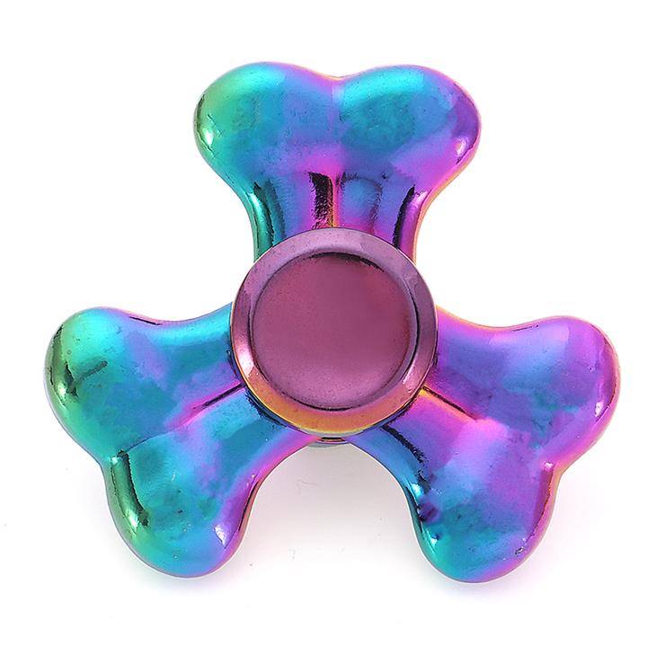 Tri Spinner Rotating Colorful Fidget Hand Spinner ADHD Autism Reduce Stress Focus Attention Toys