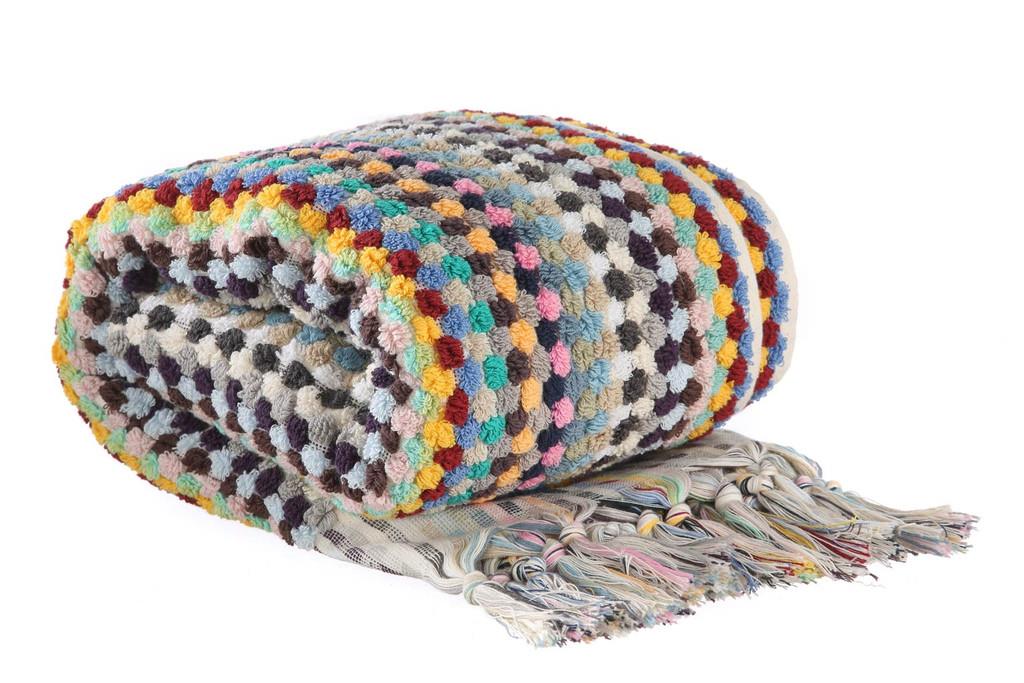 Turkish Pom Pom Towel | Rainbow