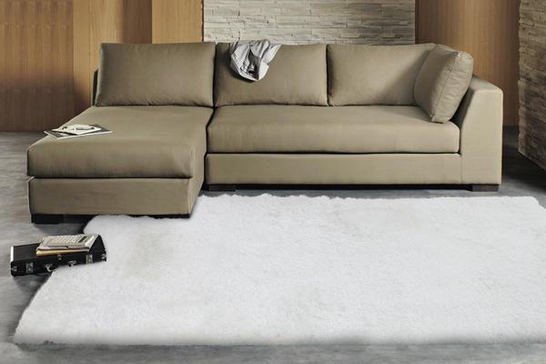 Twilight Shag Rug - White 320x230cm