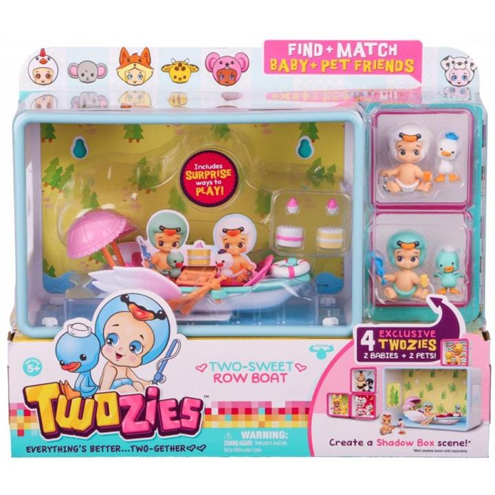 Twozies Series 1 Twogether Playset Sweet Row Boat