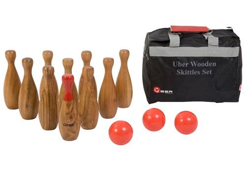 Uber Premium Wooden Skittles