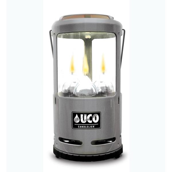 Uco 9 Hour 3 Candle Candlelier Lantern - Aluminium