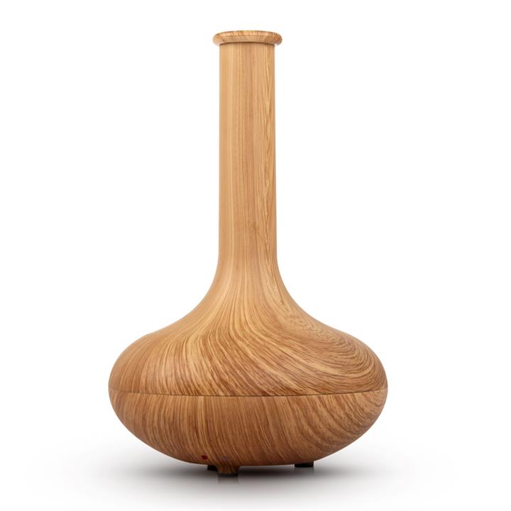 Ultrasonic Aroma Diffuser LED Essential Oil Humidifier Air Purifier Vase Light Wood 160ML