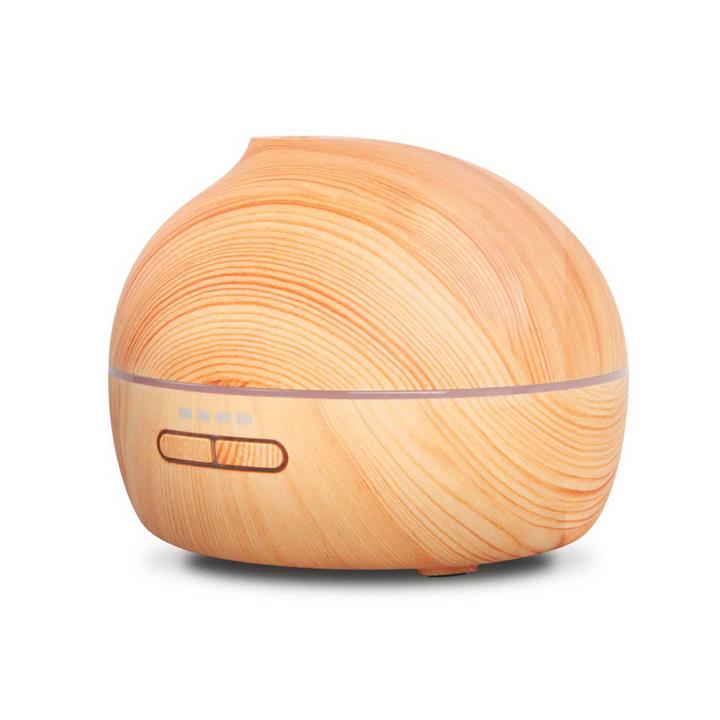 Ultrasonic Aroma Diffuser LED Essential Oil Humidifier Air Purifier Droplet Light Wood 300ML