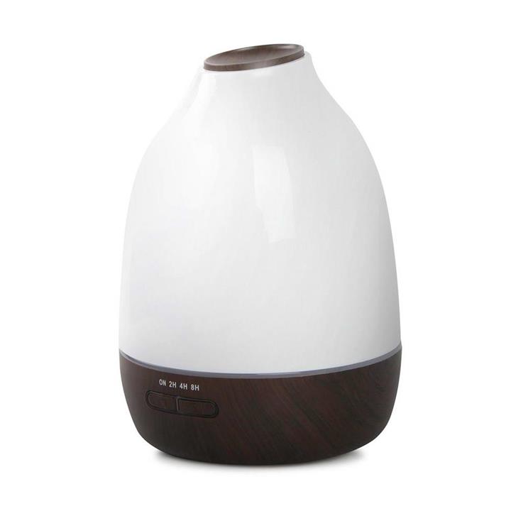 Ultrasonic Aroma Diffuser LED Essential Oil Humidifier Air Purifier Wellspring Dark Wood 500ML