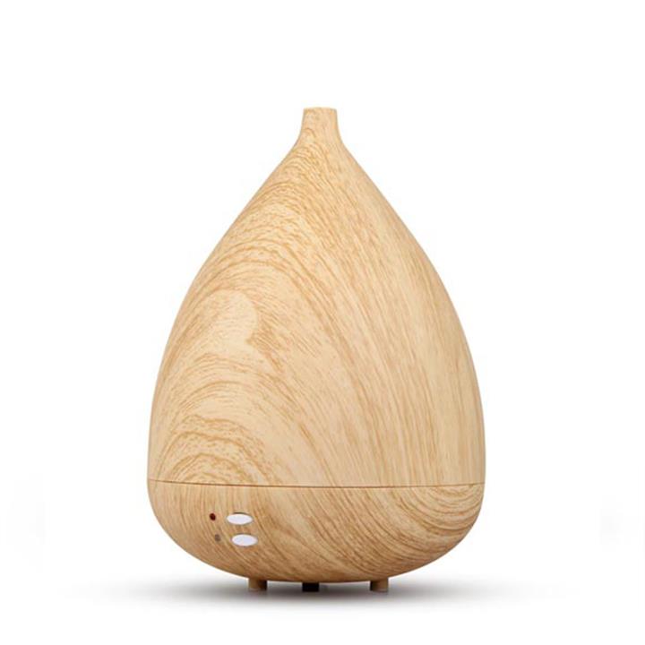 Ultrasonic Aroma Diffuser LED Essential Oil Humidifier Air Purifier Vase Light Wood 300ML