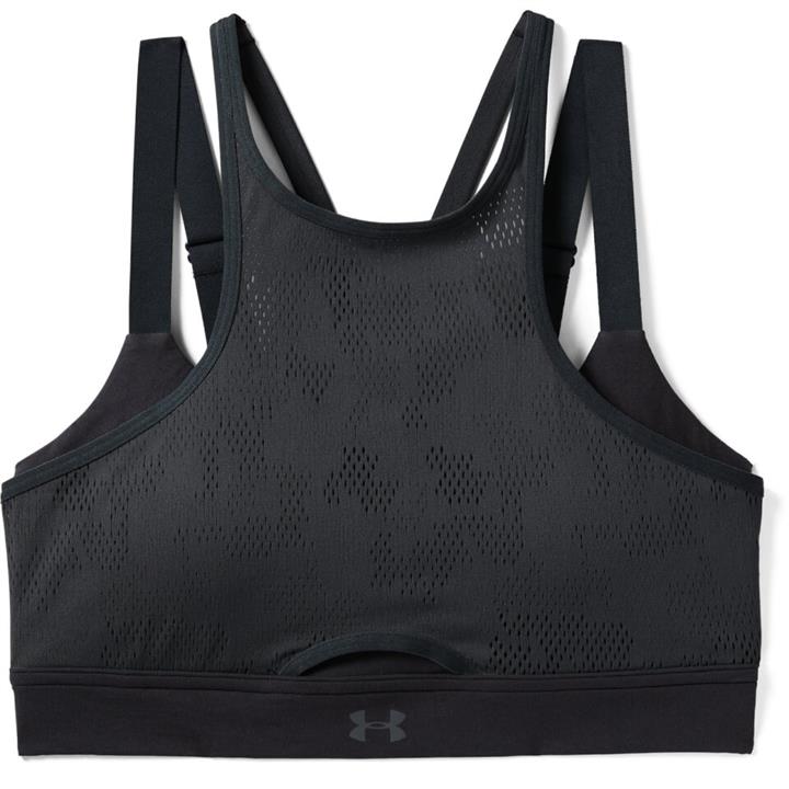 Under Armour Women's Vanish Mesh Sports Bra - Black - S - Black