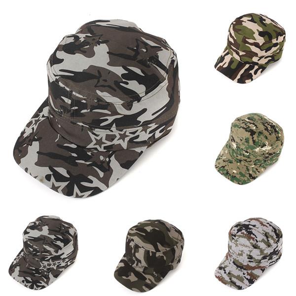 Unisex Men Women Army Camouflage Military Soldier Hat Sport Cap Jungle