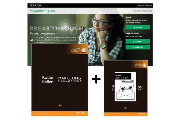 Value Pack Marketing Management Global Edition + MyMarketingLab with eText