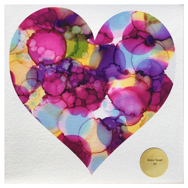 Valentine #3 Unframed Archival Print by Helen Treuel