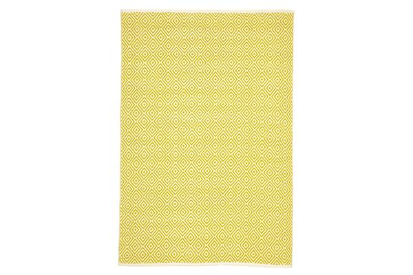 Villa Modern Diamond Rug Yellow 270x180cm