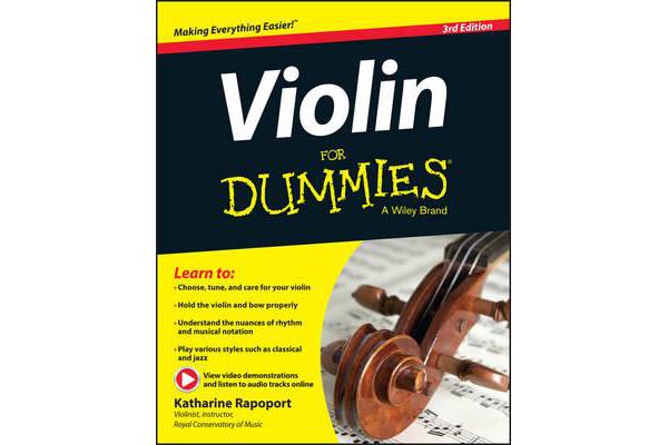 Violin for Dummies - Book + Online Video & Audio Instruction, 3rd Edition