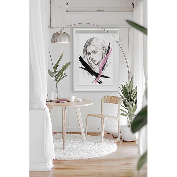 Violet Strokes | Framed  | Limited edition by 4 The Love of Paris