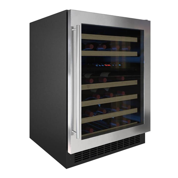 VinoVault 46 Bottle Dual Zone Wine Fridge (E145D)