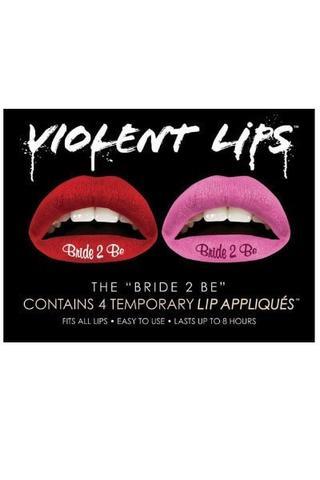 Violent Lips Temporary Lip Tattoos - The Bride To Be