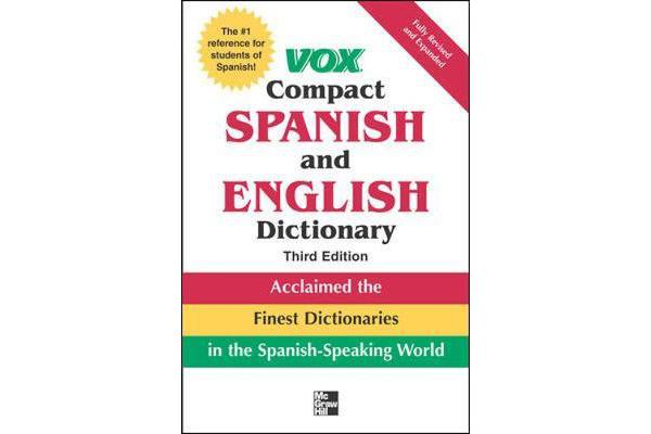 Vox Compact Spanish and English Dictionary, Third Edition (Paperback)