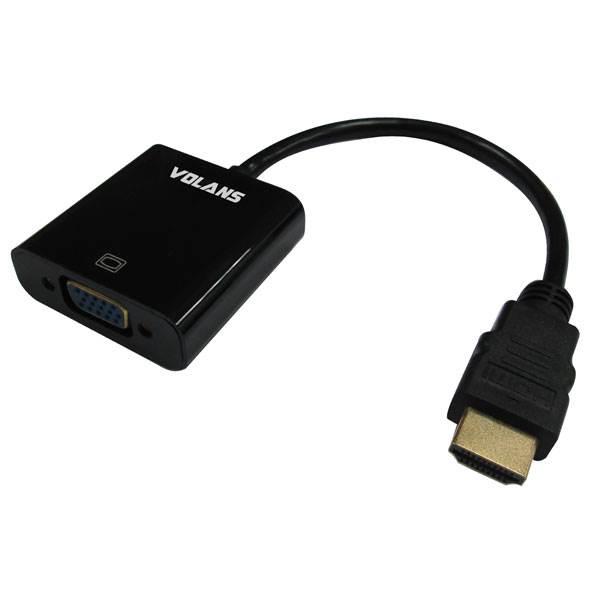 Volans (Vl-Hmvg) Cable Adapter: Hdmi To Vga Male To Female Converter With Audio