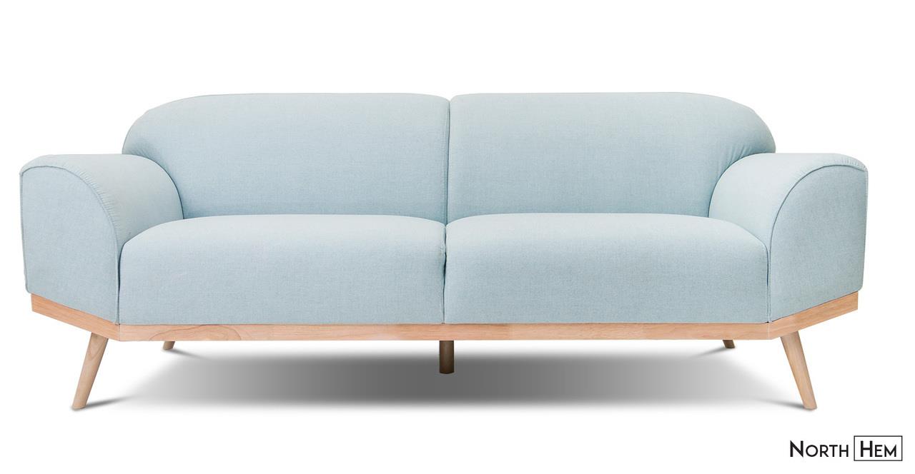 Volt Sofa | Scandi Light Blue Three Seater Couch