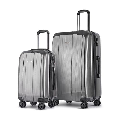 Wanderlite 2pc Suitcase Hard Case Luggage Carry On Bag w/ Wheels TSA Lock 20