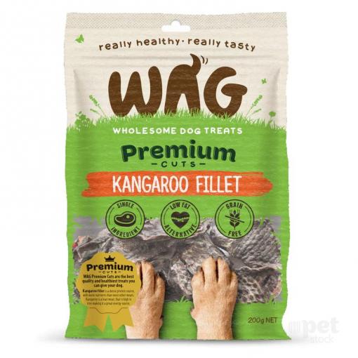 WAG Kangaroo Fillet Dog Treat - 200g