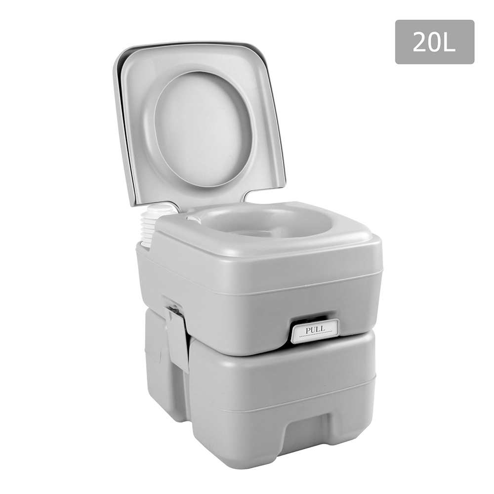 Weisshorn 20L Portable Camping Toilet with Carry Bag