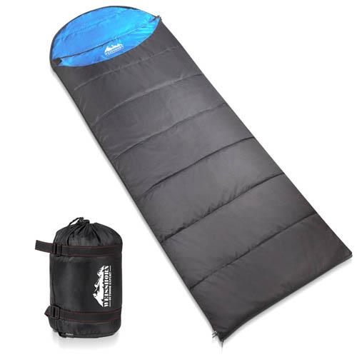 Weisshorn Summer Sleeping Bag Ultra Compact For Outdoors Hiking Camping Blue Grey