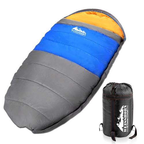 Weisshorn Sleeping Bag Thermal Pebble Design Camping Hiking Wide King Size XL