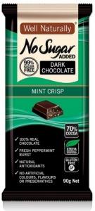 Well,naturally S/F Dark Choc Mint Crisp Block 12x90g