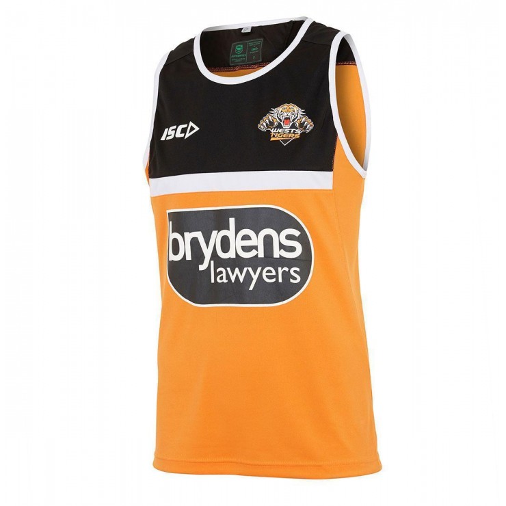 Wests Tigers 2018 Men's Training Singlet