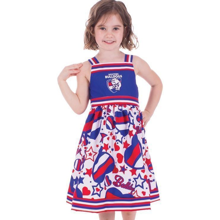 Western Bulldogs Girls Footy Dress