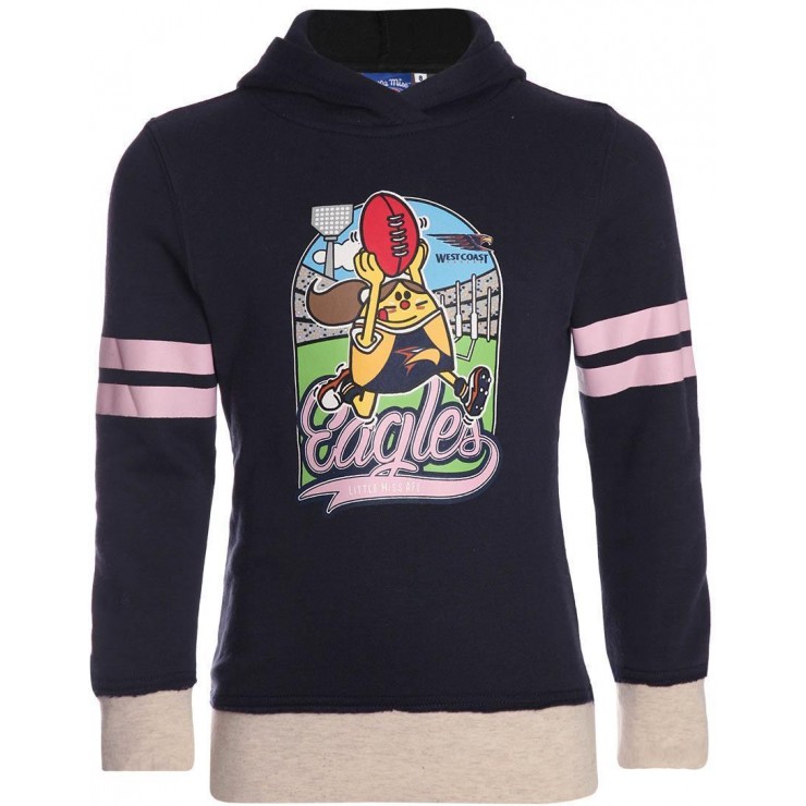 West Coast Eagles Girls Little Miss Hoodie