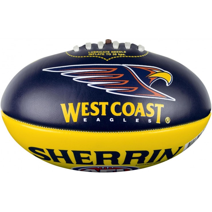 West Coast Eagles 20cm Sherrin Softie Ball