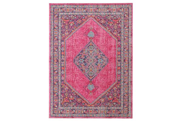 Whisper Diamond Pink Rug 230X160cm