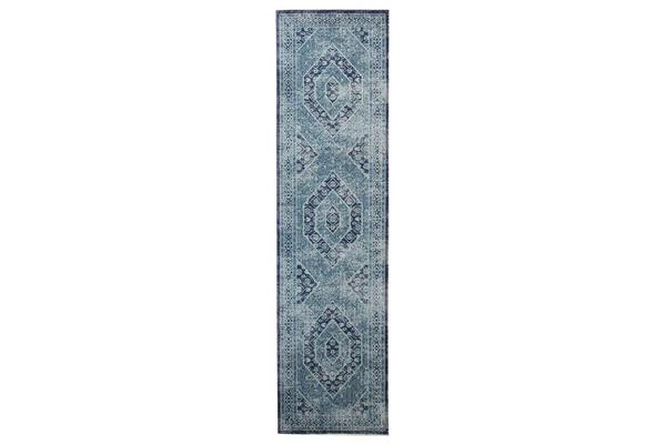 Whisper Vision Blue Runner Rug 300X80cm