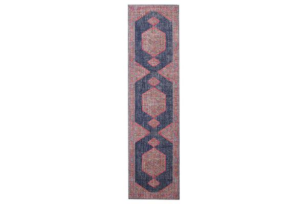 Whisper Blink Navy Runner Rug 300X80cm