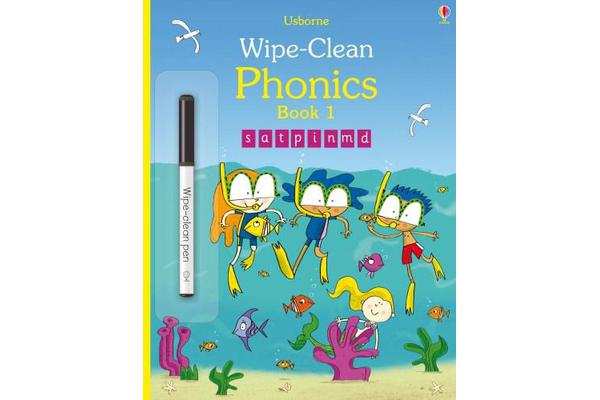 Wipe-Clean Phonics Book 1