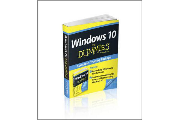 Windows 10 for Dummies Book+online Videos Bundle