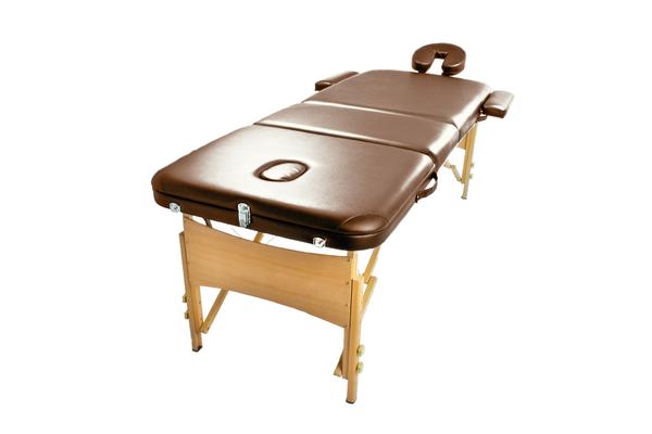 Wooden Portable Massage Table 70cm - BROWN