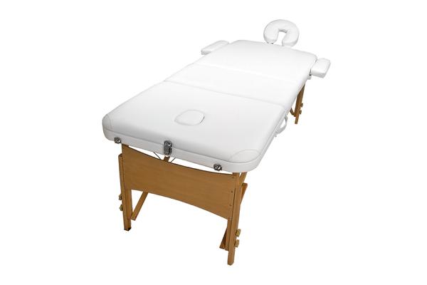 Wooden Portable Massage Table 70cm - WHITE