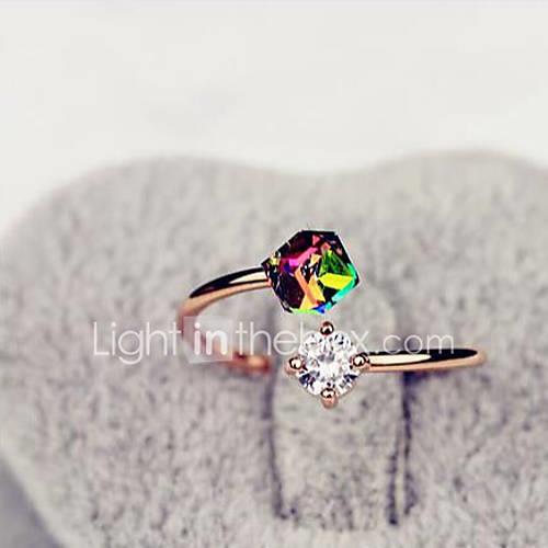 Women's Rhinestone / Alloy Statement Ring - Fashion Assorted Color Ring For Daily / Casual