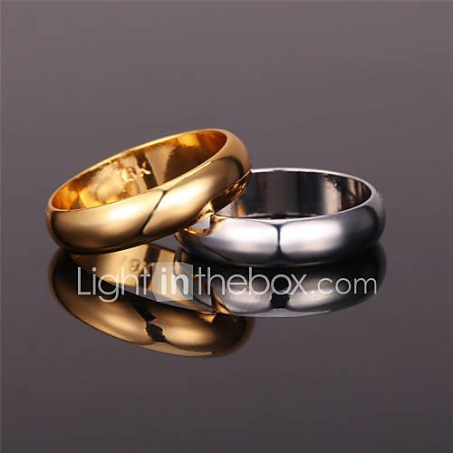 Women's Cute Platinum Plated / Gold Plated / Alloy Ring - Vintage / Party / Work Gold / Silver Ring For Party / Anniversary / Birthday