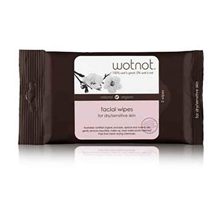 WOTNOT Facial Wipes - Dry & Sensitive Skin x 5