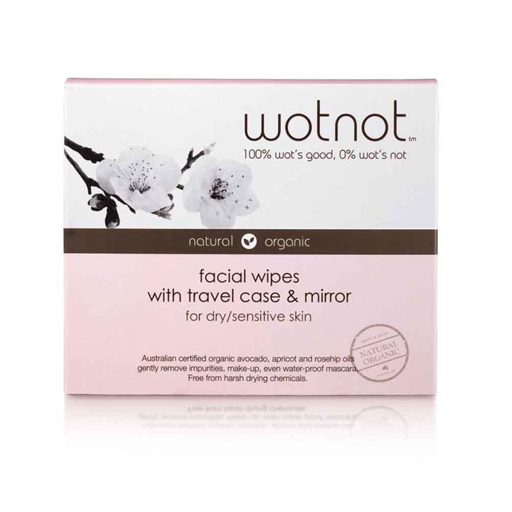 WOTNOT Facial Wipes - Dry & Sensitive Skin x25