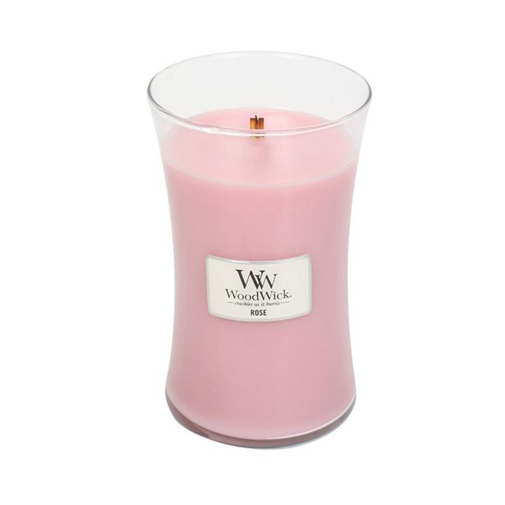 Woodwick Large 'rose' Scented Jar Candle, Multicoloured